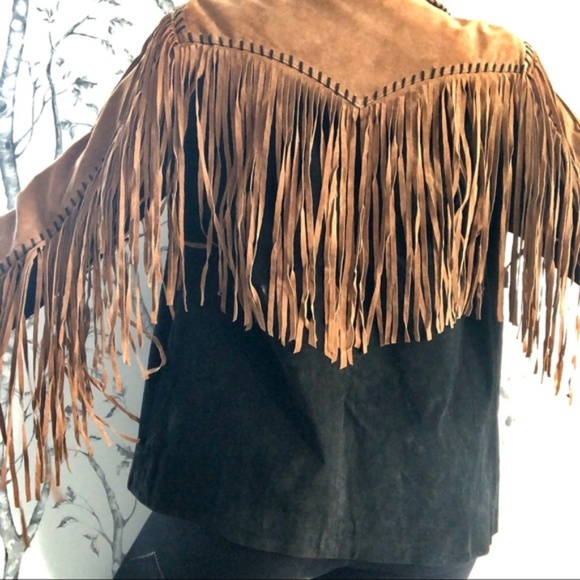 Vintage 90’s BOB MACKIE Suede Fringe Jacket - Picture 5 of 5